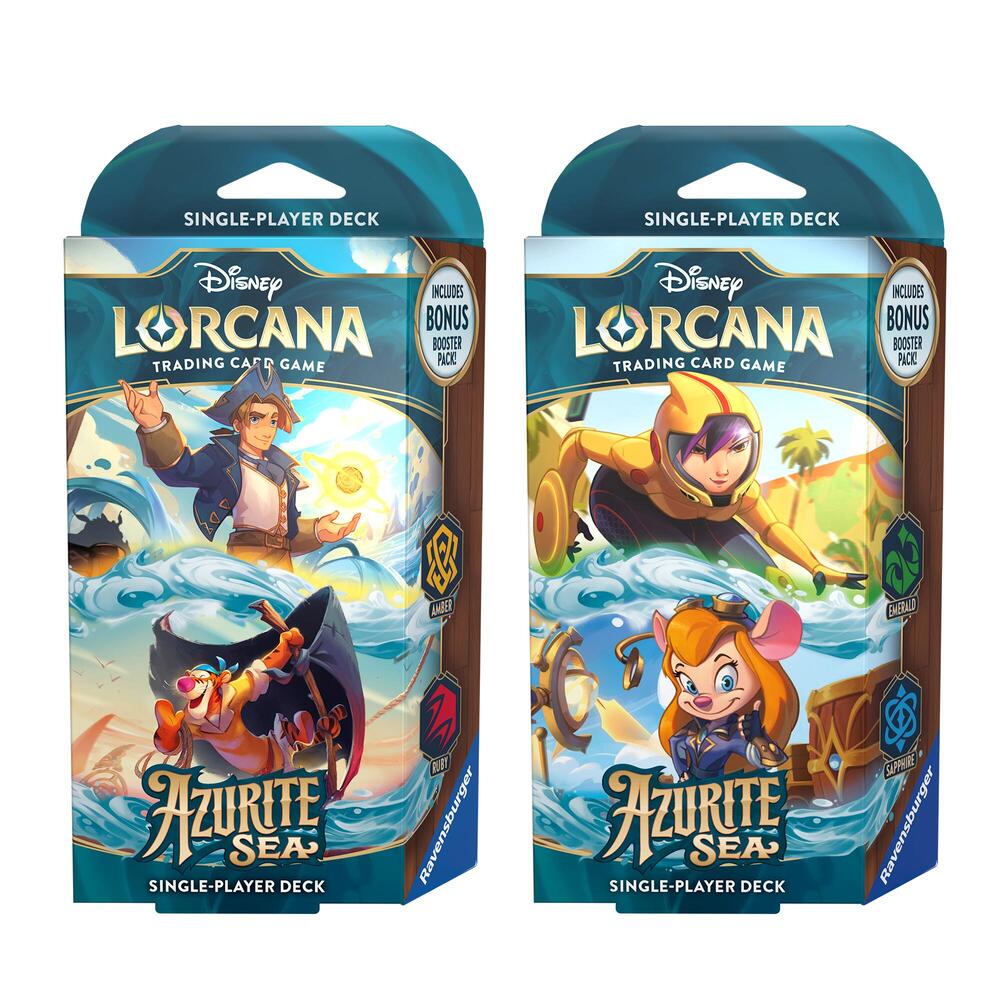 Disney Lorcana Azurite Sea Bundle - 1 of each item