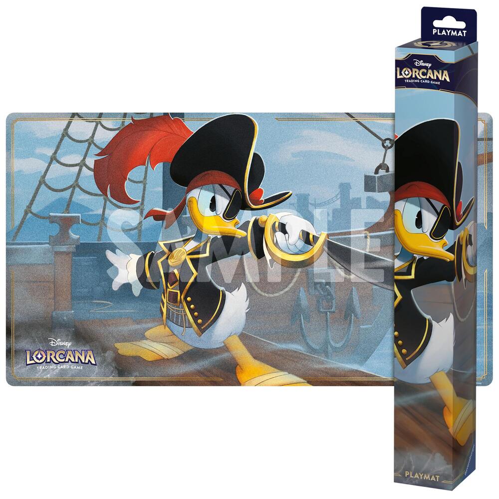 Disney Lorcana - Azurite Sea Donald Duck Playmat and Booster Box Combo