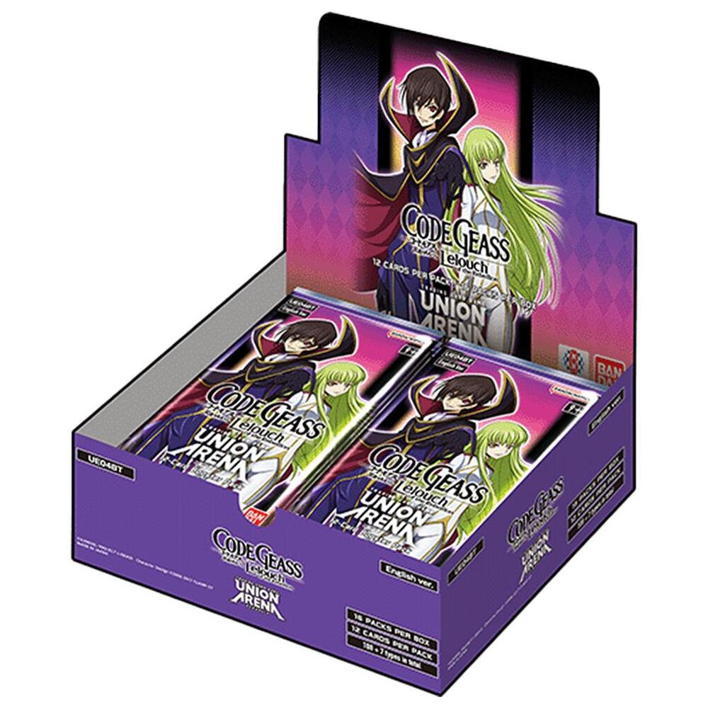 Code Geass Booster Box Display - Union Arena Tcg