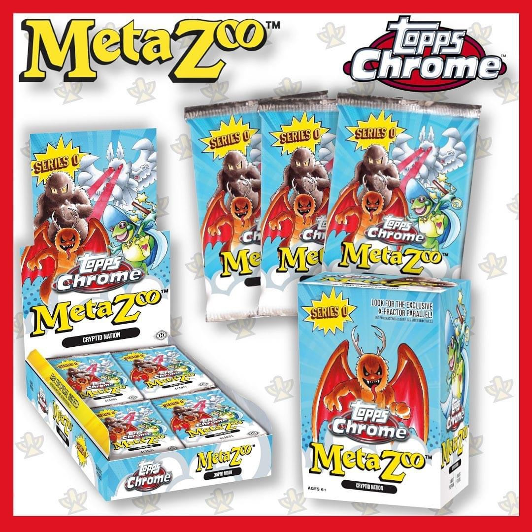 MetaZoo Topps Chrome Hobby Box (sealed case) - MetaZoo